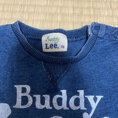 インディゴカラー♡70cm ベビー服 BuddyLee インディゴカラー 半袖の画像