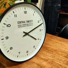 【未使用】インターフォルム 掛時計 CENTRAL TIME C...