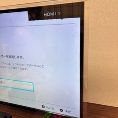 【ソフト付】TV40型液晶 Switch本体 TV台 画面保護カバーセット　の画像