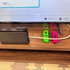 【ソフト付】TV40型液晶 Switch本体 TV台 画面保護カバーセット　の画像