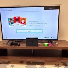 【相談可】TV40型液晶 Switch本体 TV台 画面保護カバ...