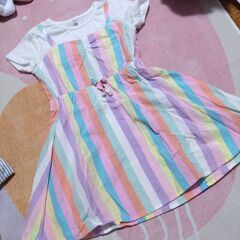 110 ワンピース　4着セット　子供服の画像