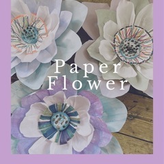 夏休みWS🌸paper flower🌸身近な素材「紙」でつ…