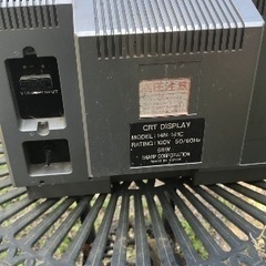 ブラウン管テレビ 14M-141C コード修理 昭和59年製SHARPの画像