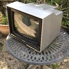 ブラウン管テレビ 14M-141C コード修理 昭和59年製SHARP