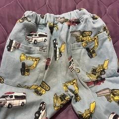 働く車　服セット　100〜110サイズの画像