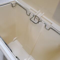 J9927【リユースのサカイ柏店】kcud クード　ダストボックス　ワイドペダルペール　クリーニング済み　参考価格5,500円の画像