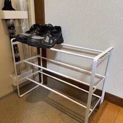 山崎実業　靴収納 伸縮シューズラック