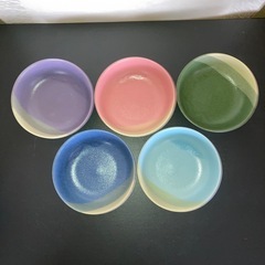✨未使用品✨【電子レンジ対応】【陶器製】🐟　中皿 盛鉢 小鉢 菜箸 9点セット  の画像