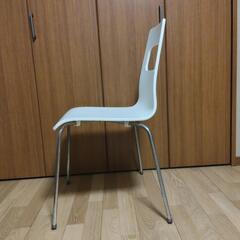椅子　イス　白　ダイニングチェアの画像