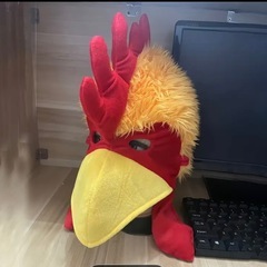 鶏のパロディマスク　コスプレ