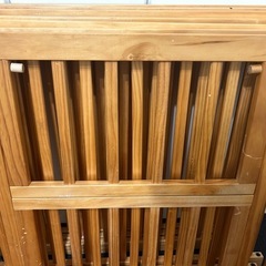 【中古】木製ベビーガード（ジョイントパーツ付き）の画像