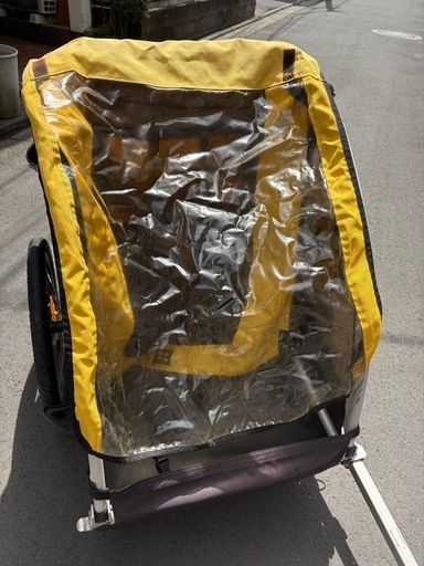 自転車の後ろ荷台