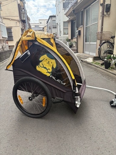 自転車の後ろ荷台