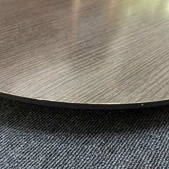 【中古】ニトリ 丸テーブル（ブラウン／折りたたみ式） の画像