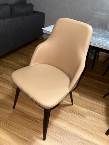 【美品】クッション付チェア4脚セット