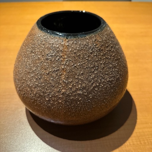 信楽花瓶鉄砂彩壺 (地元ってい) 姫路のインテリア雑貨/小物