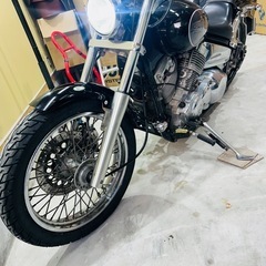 【車検付】YAMAHA ドラッグスター400 【カスタム】【ローダウン】【格安配送】の画像