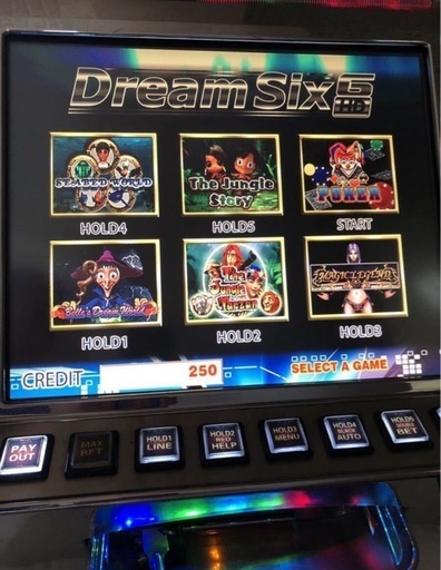 業務用スロットマシンDream6 スロット実機　卓上ゲーム機
