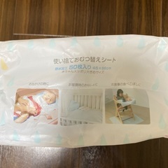 19枚　大判サイズで使いやすい！45×66cm 使い捨ておむつ替えシートの画像