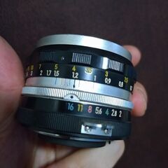 超希少　優良品　Nikkor-S Auto 5cm F2 ★初期型9枚絞りの画像