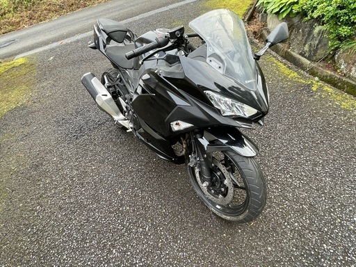 ニンジャ 250p ninja 250走行12450kmフロントフォーク交換終わり
