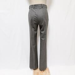 【Loro Piana】ロロピアーナ ウールスラックス グレー 38 レディースの画像