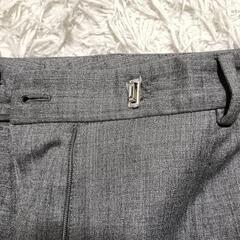 【Loro Piana】ロロピアーナ ウールスラックス グレー 38 レディースの画像