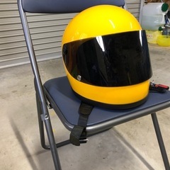 フルフェイスヘルメット 黄色