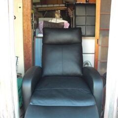 １人用　手動リクライニングソファー　中古の画像