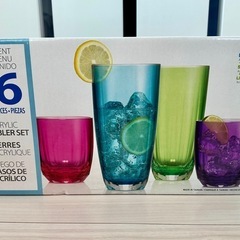 現金払⭕️ ✨️新品✨️ カラフルな 大小セットのタンブラー