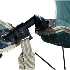 フットレスト付きチェア Colemanの画像