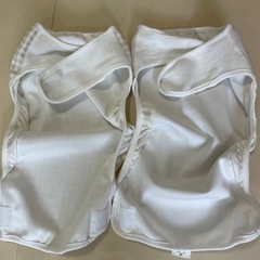 【美品】布おむつカバー2枚組 サイズ80★内ベルト★入園準備★男の子★女の子★オムツカバーの画像