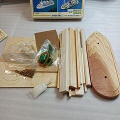 夏休み工作セット　船の画像