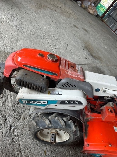 クボタ 耕運機 TG600 ガソリン耕運機 リコイル式 作業幅600ｍｍ 6.2馬力