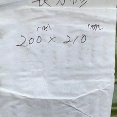 ②幅200×長さ210【ペット用高級人工芝】端切れ　長方形サイズの画像