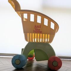子供用　お買い物　カートの画像