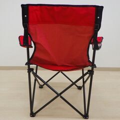 アウトドアチェア（レッド）【小金井市民限定】（小金井市再生家具）品番：06-05-35 ※新規優先の画像