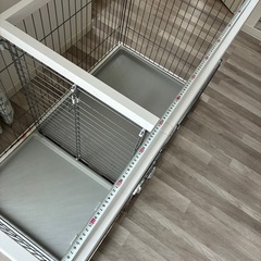 ペティオ (Petio) トイレのしつけが出来る ドッグルームサークル ホワイト レギュラーの画像