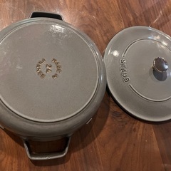 STAUB ストウブ　ブレイザー　ソテーパン　24cm  色グレーの画像