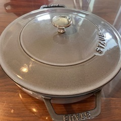 STAUB ストウブ　ブレイザー　ソテーパン　24cm  色グレーの画像
