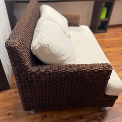ラタン（籐）ソファーの画像