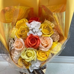 バラの造花　ソープフラワーの画像