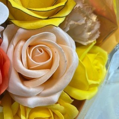 バラの造花　ソープフラワーの画像