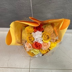 バラの造花　ソープフラワーの画像