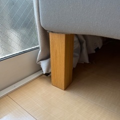 IKEA セミダブルベッドとマットレスの画像