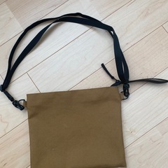 無印良品　サコッシュアウトドア　キャンプ　①の画像