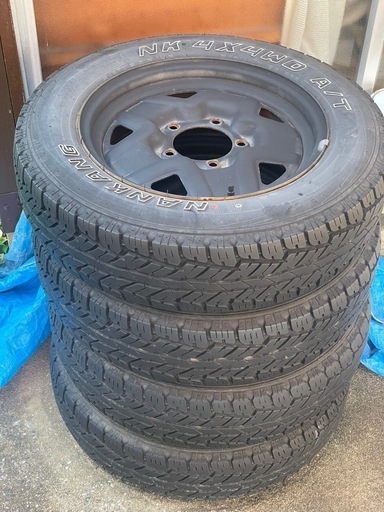 ジムニーJB23から外したナンカンタイヤ4本 【値下げしました】