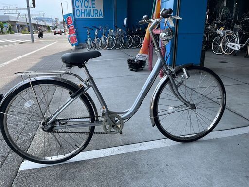 完売御礼】【大人用】整備済中古自転車 ブリヂストン 26型ルネ 銀色