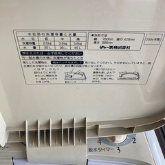グリーンステンレス二層式洗濯機の画像